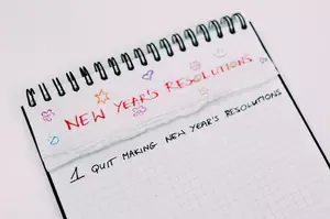 Despite the positive experiences I’ve had from setting New Year’s resolutions, I’ve actually chosen to move away from the process of consciously setting my own agenda for the year ahead.